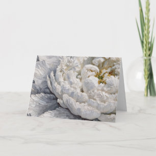 Carte Sympathie Peine blanche Peine Impasto Peinture