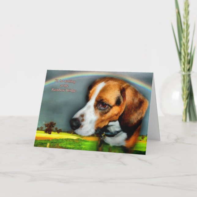 Carte Sympathie - Perte de chien animal de compagnie (Devant)