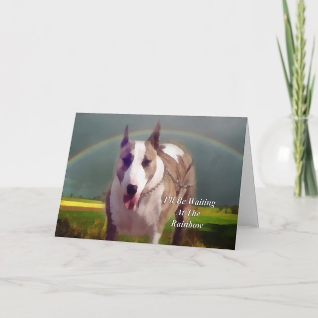 Carte Sympathie - Perte de chien animal de compagnie (Devant)