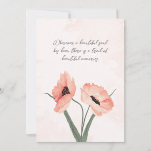 Carte Sympathie pour de beaux souvenirs