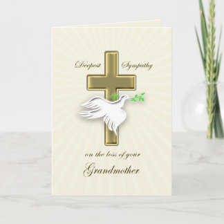 Carte Sympathie pour la perte de grand-mère