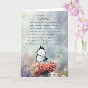 Carte Sympathie pour la perte de la mère Condolences Pap