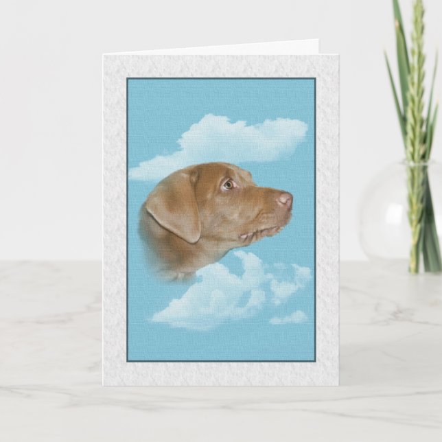 Carte Sympathie pour la perte de l'animal de compagnie (Devant)