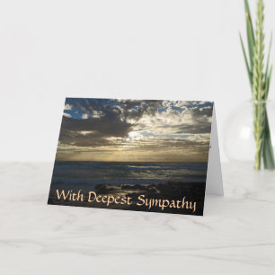 Carte Sympathie pour la perte de mère