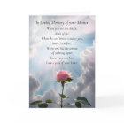 Sympathie pour la perte de Mère Rose Rose Rose