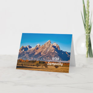 Carte Sympathie pour les monts Majestic Teton