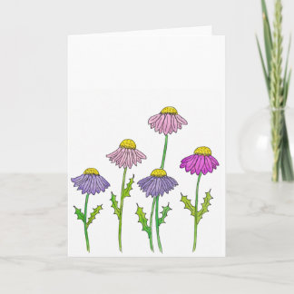 Carte Sympathie Rudbeckia à cônes souples