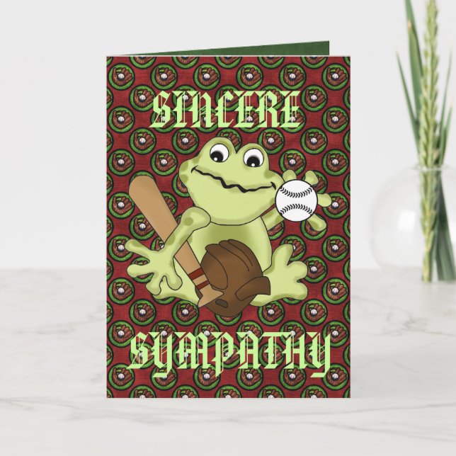 CARTE SYMPATHIE SINCÈRE (Devant)