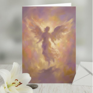 Carte Sympathie Spirituelle Ange et Pensée pour Vous