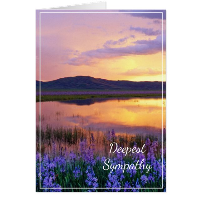 Carte Sympathie Sunset (Devant)