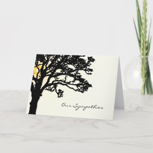 Carte Sympathie Sunset (Devant)