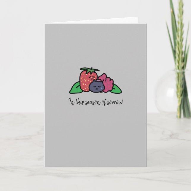 Carte Sympathique "Berry Loved" (Devant)