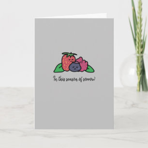 Carte Sympathique "Berry Loved"