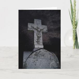 Carte Sympathique "Haunting Crucifix"