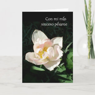Carte Sympathique 'Tulip' - Salutation espagnole