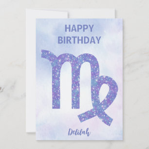 Carte Sympathique Virgo Sign Custom Astrology Joyeux ann