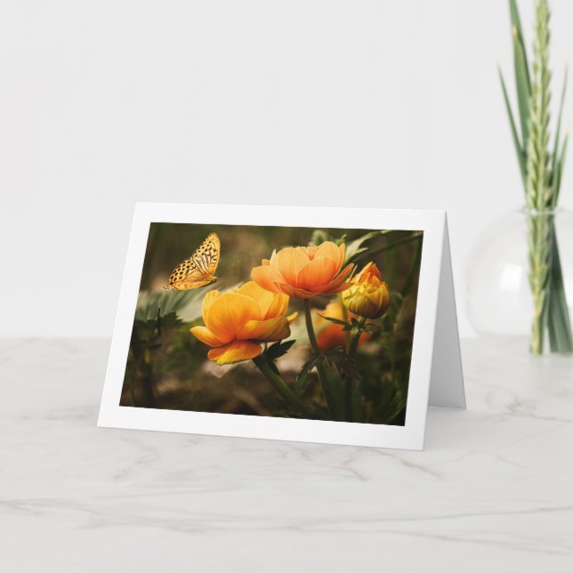 Carte Sympathy avec poème de Robert Herrick (Devant)