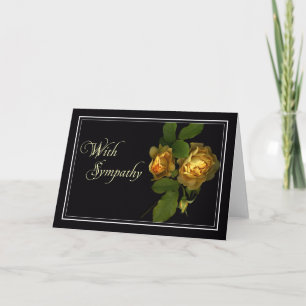 Carte Sympathy de Yellow Rose