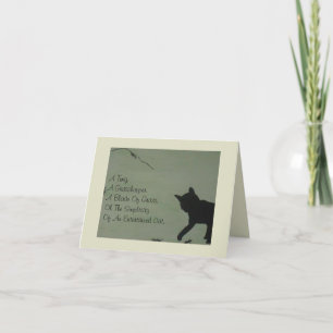 Carte Sympathy pour animaux - Chat