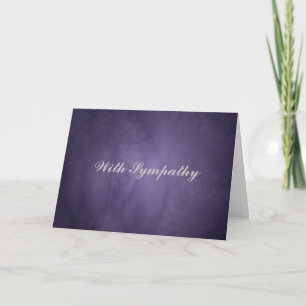 Carte Sympathy Purple
