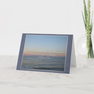 Carte Sympathy Sunset William Penn Citation