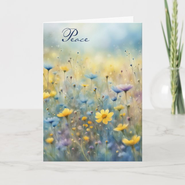 Carte Sympathy Wilflower Meadow (Devant)