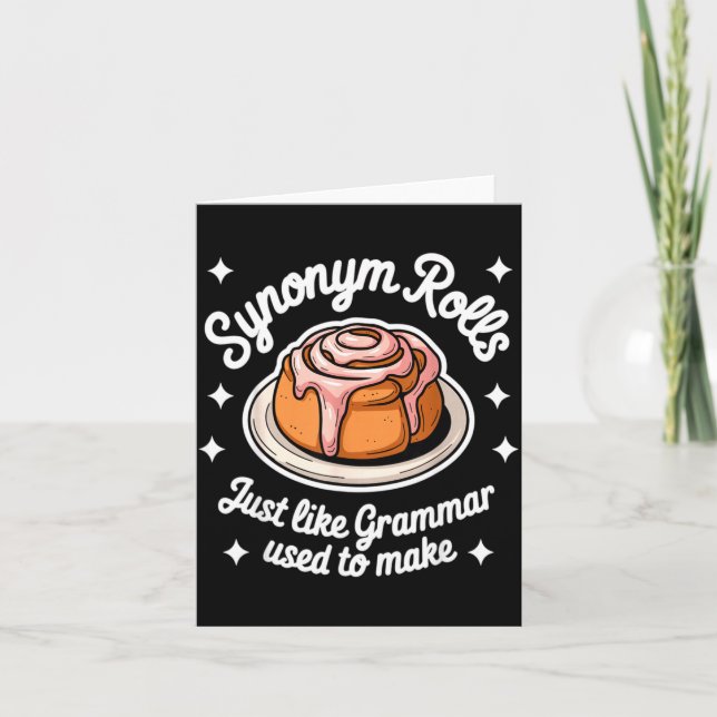 Carte Synonym Rolls Just Like Grammar Used To Make Gramm (Devant)