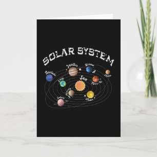 Carte Système solaire Planètes Enfants Connaissances Esp