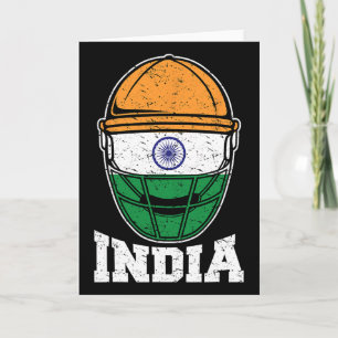 Carte T Shirt de cricket d'Inde Maillot de fans nationau