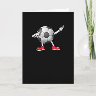Carte T-shirt de football avec dabbing pour garçons enfa