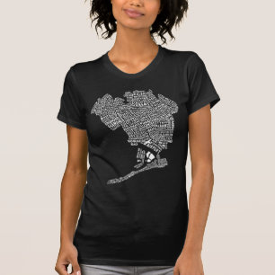 Carte T-Shirt de Queens New York