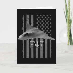 Carte T-shirt drôle F47 Fighter Jet Trump F-47 Jet de co
