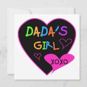 Carte T-shirt fille de Dada, Mug, Bouton, Aimant, Plus