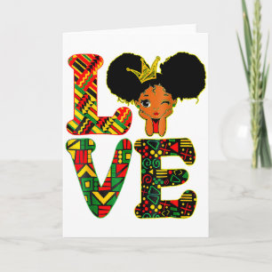 Carte T-shirt Gi pour tout-petit africain fort pour le m