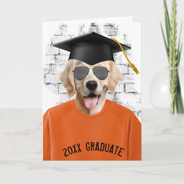 Carte t-shirt golden retriever (Devant)