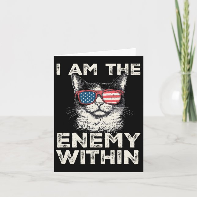 Carte T-shirt I Am The Enemy Within - Kamala Harris 2024 (Devant)