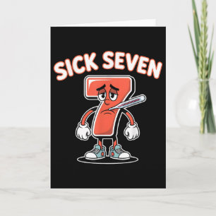 Carte T-shirt Sick Seven Meme Six Seven Blague _5 