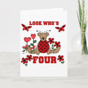 Carte T-shirts et cadeaux d'anniversaire d'ours de cocci