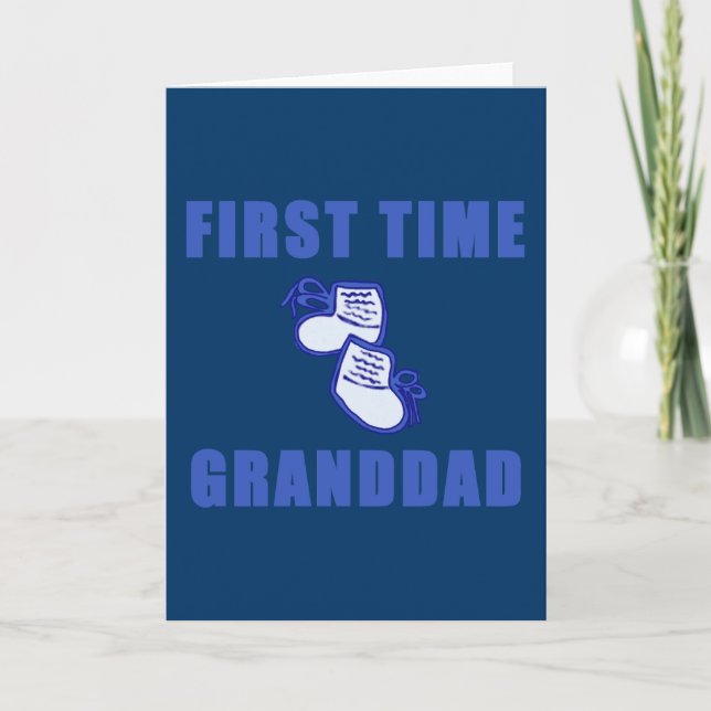 Carte T-shirts et cadeaux de grand-papa de première fois (Devant)