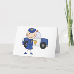 Carte T-shirts et cadeaux de policiers masculins