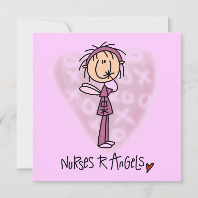 Carte T-shirts et cadeaux des infirmières R Angels (Devant)