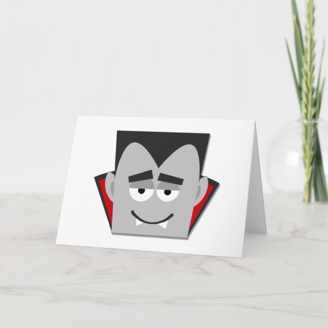 Carte T-shirts et cadeaux Halloween Dracula (Devant)