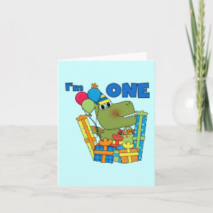 Carte T-shirts et cadeaux Little Dino 1er anniversaire