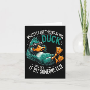Carte T-shirts graphiques Funny Duck pour hommes femmes