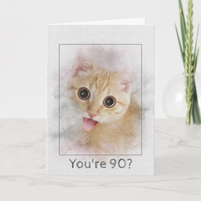 Carte Tabby kitten (Devant)