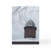 Tabernacle Cross in Snow - Martha's Vineyard
