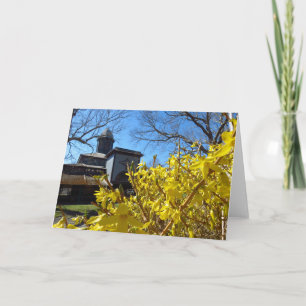 Carte Tabernacle et Forsythia - Martha's Vineyard