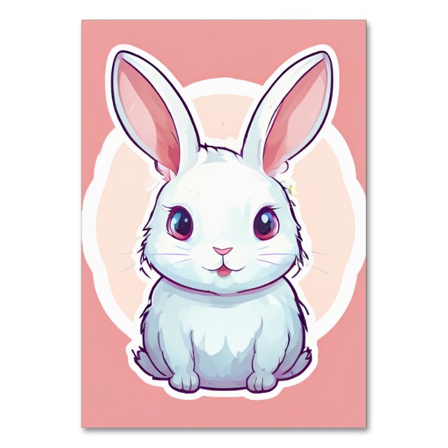 carte table lapin mignon (Dos)