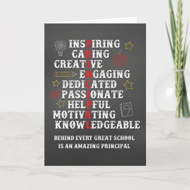 Carte Tableau de bord du Merci d'appréciation du directe (Devant)