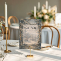 Tableau de mariage Tapestry Bleu Toile
